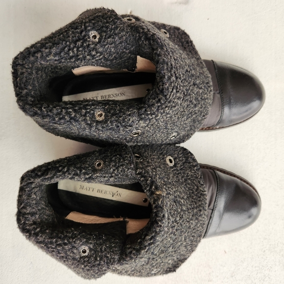 Matt Bernson Tundra Element Charcoal Shearling Size 7 Boots - Picture 6 of 12